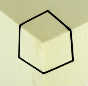 Necker Cube - White Corner